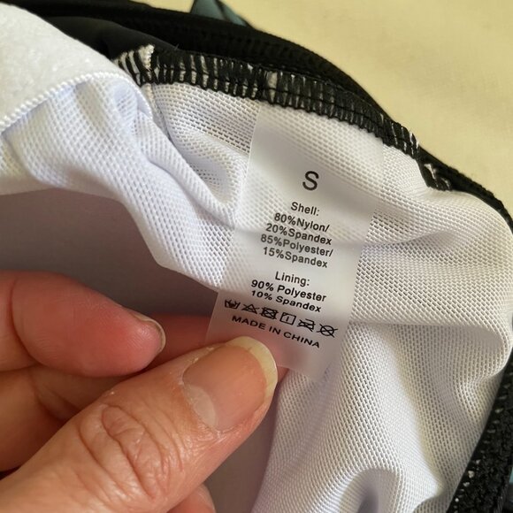 Eomenie. 1-piece swimsuit. Tummy Control. Ruched. Leopard/Blue Gradient. S - Picture 8 of 12